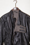 Swedish military despatch rider leather jacket