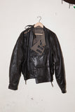 Swedish military despatch rider leather jacket