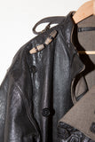 Swedish military despatch rider leather jacket