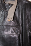 Swedish military despatch rider leather jacket