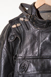 Swedish military despatch rider leather jacket