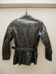 Halvarssons leather jacket with belt