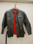 Halvarssons leather jacket with belt